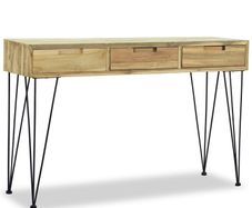 Console Table 120x35x76 cm Solid Teak