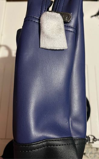Trussardi Jeans leather business Brief Case laptop shoulder travel Bag brand new with tag