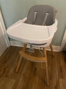 High Chair with Tray & 5 Point Safety Harness