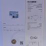 14k Gold ring with 2ct Lab-Grown Diamond cerified by IGI and Laser inscripted Image 10