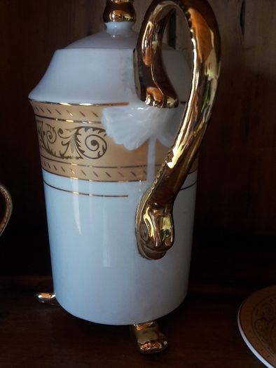 vintage ashford footed coffee set