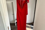 Stunning red debs dress