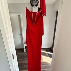 Stunning red debs dress
