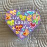 Beautiful ornate small jewellery box - Live Laugh Love Image 2