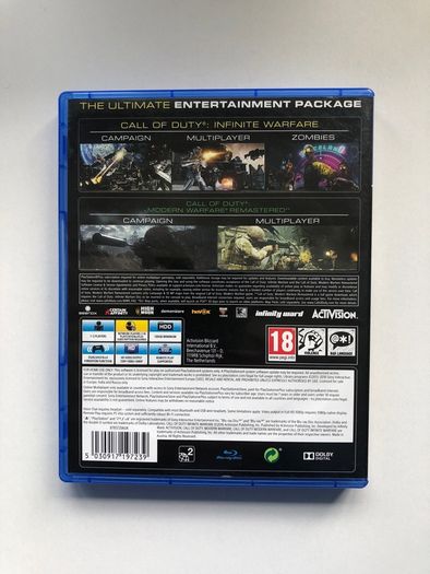 PS4 Call of Duty Infinite Warfare & cod 4