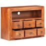 Sideboard 80x30x60 cm Solid Acacia Wood Image 5