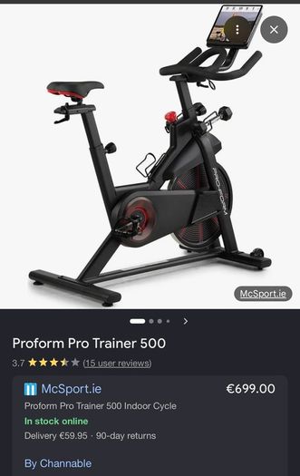 exercise bike (proform 500)