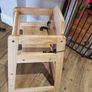 wooden high chair Image 3