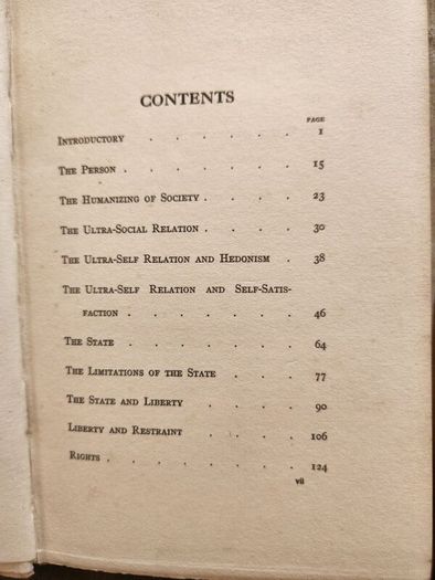 Personal Liberty. The Great Question Of To-day  By E. F. B.fell . First Edition 1917 Hardback In Good Condition. See Photos For Same.