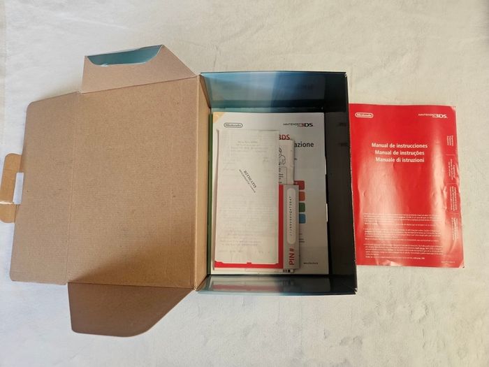 Boxed Nintendo 3DS aqua blue