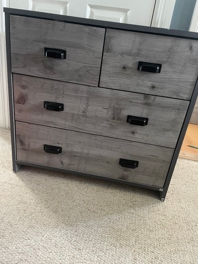 Children bedroom furniture in grey