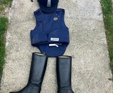 Horse riding hat,jacket,boots