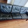 mid century solid teak dyrlund 7820 sofa Image 3