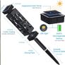 Solar Lights Outdoor, 6 Pack Garden Lights Solar Powered with Warm White LED Lights, Waterproof Solar Ornament Lights for Patio, Yard, Pathway Dusk to Dawn Auto On/Off (FREE POSTAGE) Image 3