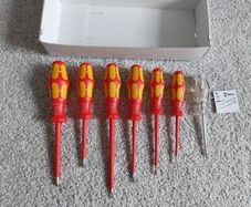 Wera VDE screwdriver set laser tipped