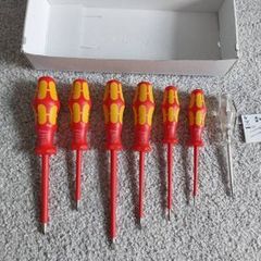 Wera VDE screwdriver set laser tipped