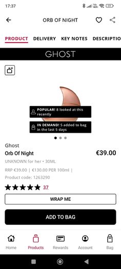 Ghost Orb Of Night 30ml