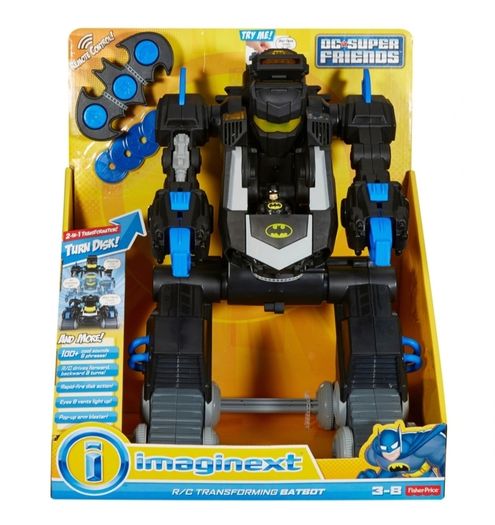 IMAGINEXT Batman  RC Transforming BatBot Robot PlaySet