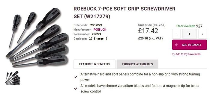 7 piece screwdriver set
