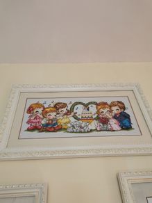 Handmade Cross Stitch Embroidy - Wedding Wish