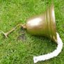 Vintage big Maritime Brass Ship Bell with Wall Mounted Image 5