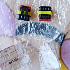 Genuine Fiat Coupe,alfa Romeo 156,147 Cable Harness Connectors X 2 12452787