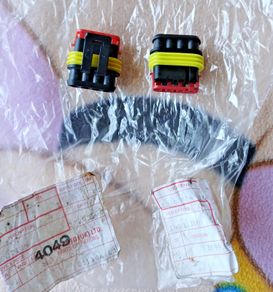 Genuine Fiat Coupe,alfa Romeo 156,147 Cable Harness Connectors X 2 12452787