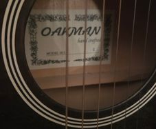 Oakman Handcrafted Single Cutaway Acoustic Guitar