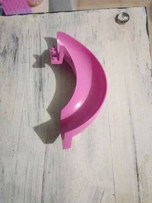 lego amusement dark pink slide