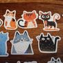 50pcs Cute Cartoon Cat Stickers Decals Image 4