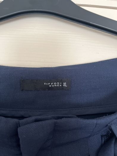 Navy Trousers with white stripe and belt