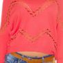 Trendy pullover with lace and rhinestones size uni would fit most Image 2