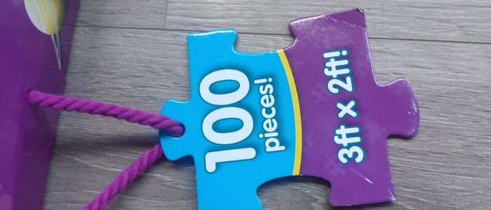 Glow in the dark puzzle space