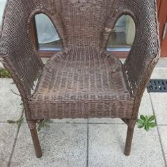 Wicker garden chair