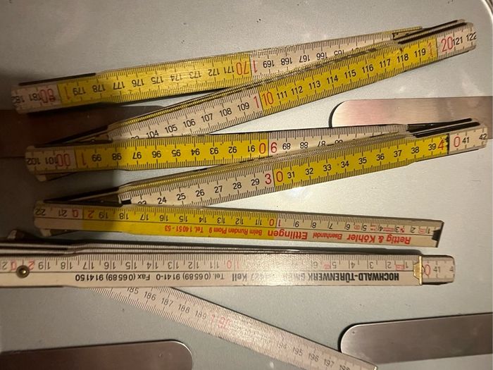 Vintage carpentry measure 2 meters