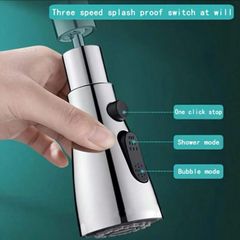 Multi function faucet extension
