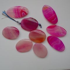 Agate beads, Jewellery making supplies, Craft supplies. Gemstone beads.