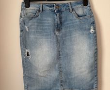 M&S Indigo Collection Denim Skirt Size 10!