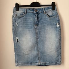 M&S Indigo Collection Denim Skirt Size 10!