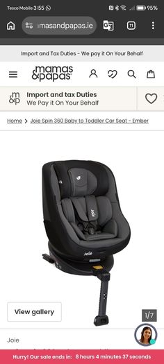 Car seat Joie spin 360