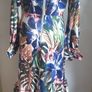 Forever Unique Tiered Lined Maxi Dress Tropical Print Balloon Sleeves New With Tags Size 10 CAN POST Image 9