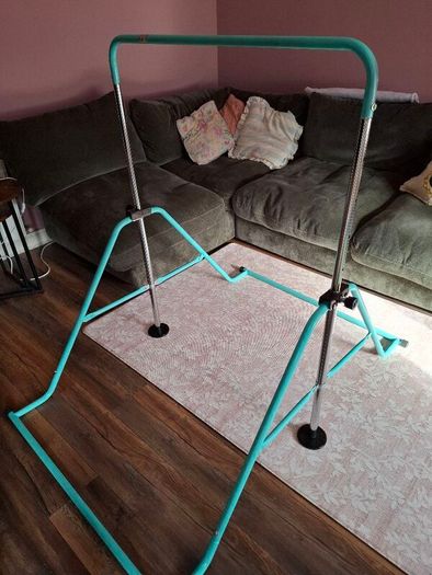 Play factory kids gymnastics bar + foldable balance beam