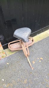 Vintage Garden Roller with Seat  Rustic  Decorative Piece