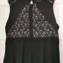 Beautiful Dress with White Black Lace size 18 Image 4