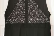 Fabulous Black Dress with Lace size 18