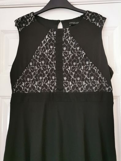 Fabulous Black Dress with Lace size 18