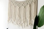 NEW SALE | Macrame Wall Hanging Hand Woven Tapestry Macrame Backdrop for Wall Decor of Modern Farmhouse, Bedroom, Nursery, Wedding, Party (40x20 inches)