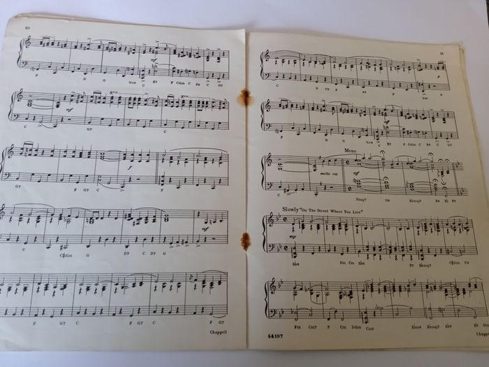 Piano Selection: My Fair Lady by Frederick Loewe and Alan Jay Lerner (HQ761)