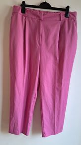 Pink suit trousers Size 18