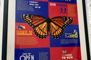 Vintage 1990s IDV Corporate Strategy Poster Changing to Win